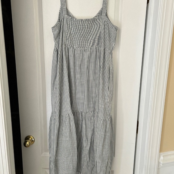 Isabel Maternity by Ingrid & Isabel | Button-Front Tiered Midi Dress | XXL - Picture 8 of 8